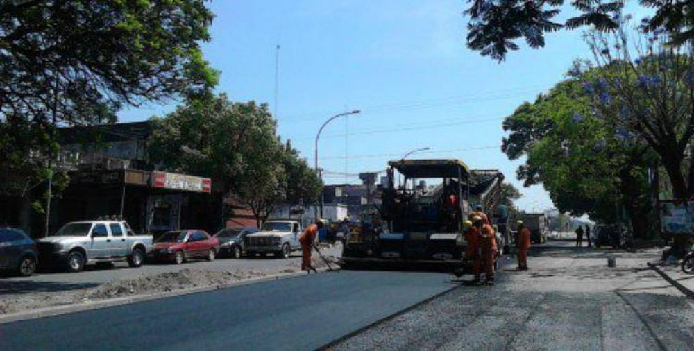 La repavimentaci�n de avenida Juan B. Justo avanz� hasta Espa�a y M�xico