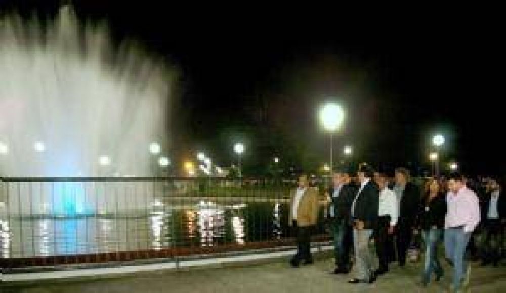 El intendente Alfaro habilit las obras realizadas en el parque