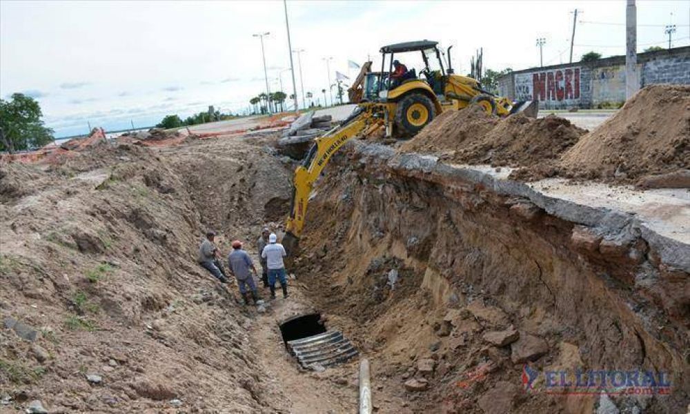 Detectan nuevas fallas en el pluvial de avenida Romero y la obra se extender hasta diciembre