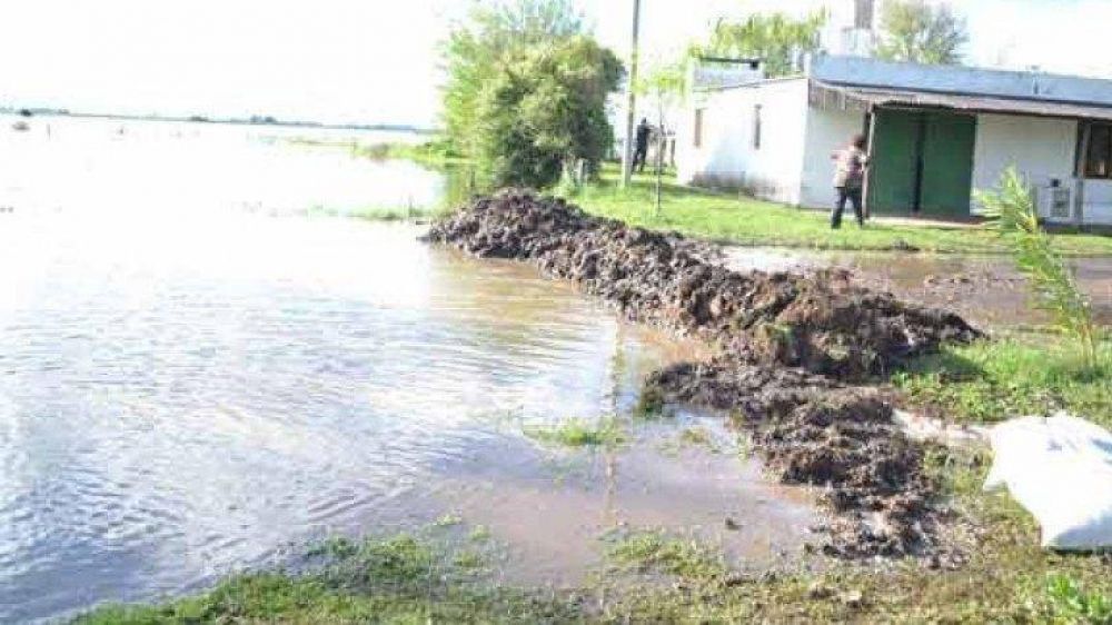 Ojeda: hay evacuados por las inundaciones