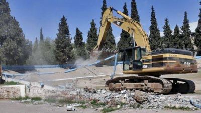 La despedida de un �cono: se inici� la demolici�n del Estadio Abierto