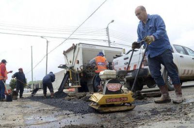 Fuerte trabajo para mejorar la trama vial