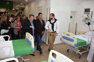 Men�ndez inaugur� el primer Servicio de Hemodinamia en Merlo