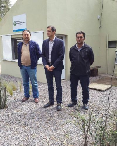El intendente Bucca inaugur� la nueva sede de la Direcci�n de Paisajes y Paseos P�blicos