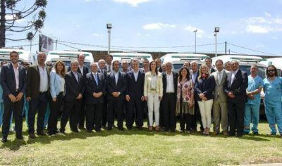 Naci�n entreg� 40 nuevas ambulancias a Provincia: Una de ellas es para Baradero