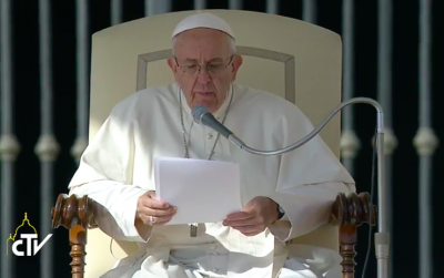 El Papa: �Cuando damos al necesitado se hace presente la misericordia de Dios�