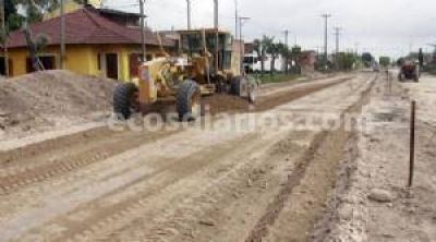 Ya se realiz� el suelo cemento de dos cuadras de la avenida 554