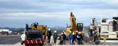 Obras del aeropuerto avanzadas en un 40%