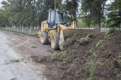 SE REALIZAN TRABAJOS EN DISTINTOS SECTORES DE LA CIUDAD