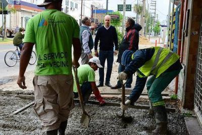 Renuevan alrededor de lo que ser� la plaza m�s grande de San Fernando