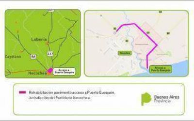 Licitaron obras en el acceso al puerto Quequ�n y camino vecinal de Pergamino