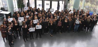 Mujeres del Municipio de Avellaneda se sumaron al #NiUnaMenos