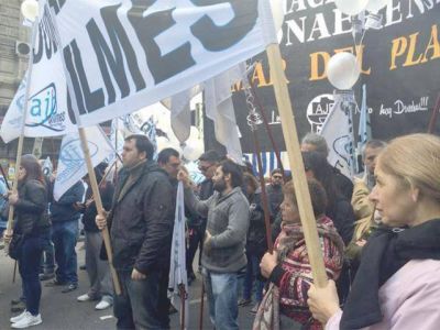Paro y marcha de judiciales