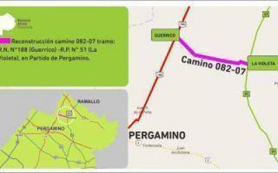 Licitaron obras en el acceso al puerto Quequ�n y camino vecinal de Pergamino