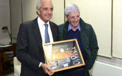 Intendente Andreotti recibi� a Juan Carr y a Rodolfo D�Onofrio