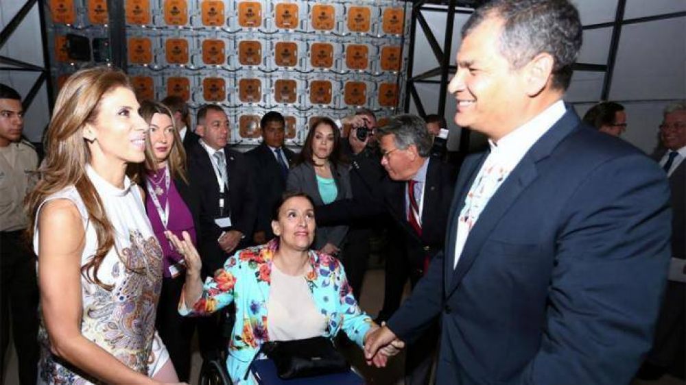 La gobernadora estuvo en la reunin con el presidente de Ecuador