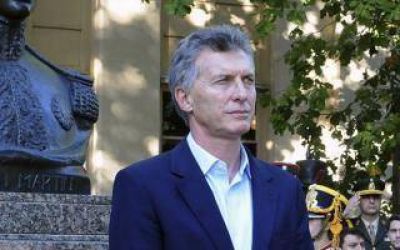 Macri encabeza acto en una escuela de San Miguel del Monte