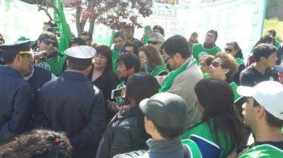 ATE protest� en Allen y no hubo sesi�n del Concejo Deliberante