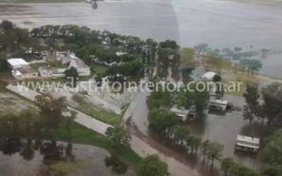 Inundaci�n en General Villegas: M�s del 50 por ciento del distrito est� bajo agua