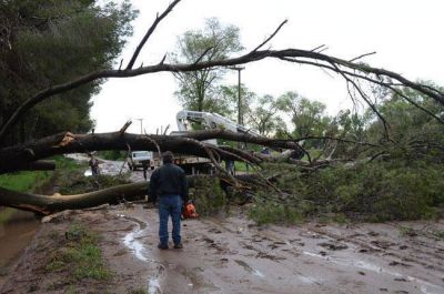 Cayeron 63 mm. y sigue el alerta para toda La Pampa