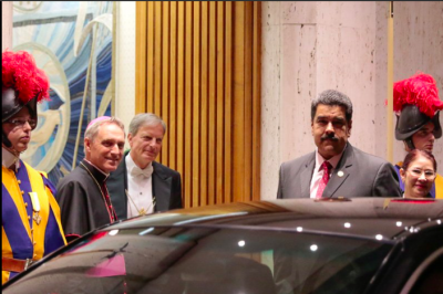 El Papa pide a Nicol�s Maduro �emprender con valent�a el camino del di�logo sincero�