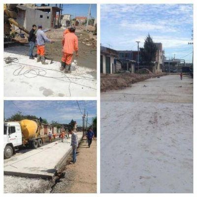 El Municipio realiza mejoras en el Barrio Obrero y asfalta sus accesos