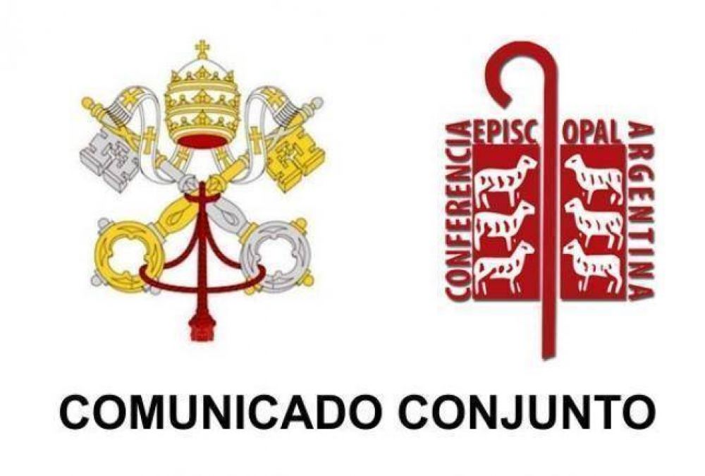 Comunicado conjunto Santa Sede - Conferencia Episcopal Argentina