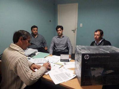 Harispe firm� convenio por colocaci�n de sem�foros con la UTN