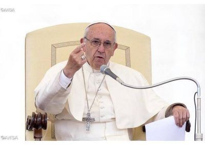Papa: �La �nica v�a de soluci�n es la de la solidaridad�
