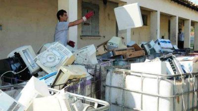Para fin de a�o, se descartar�n 30 toneladas de basura electr�nica