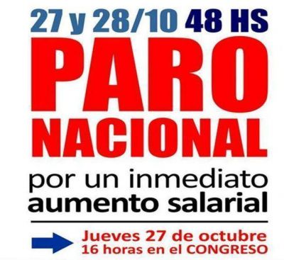 Con movilizaci�n al Congreso, docentes universitarios paran por 48 horas