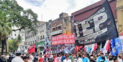 Organizaciones sociales marcharon para pedir que se declare la emergencia social