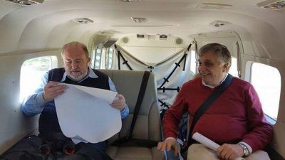 Verna sobrevol� la zona inundada