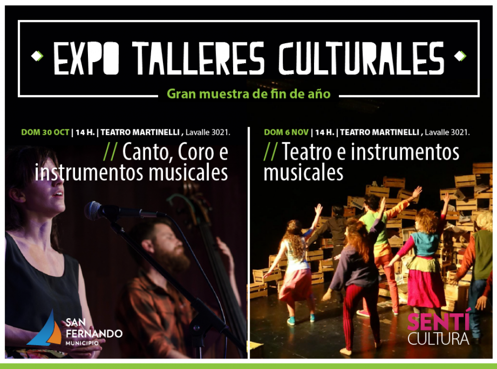 El domingo empezar� la gran muestra de Talleres Culturales de San Fernando