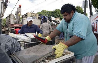 A pesar de las campa�as, en Or�n se retiraron m�s de 500 toneladas de chatarra