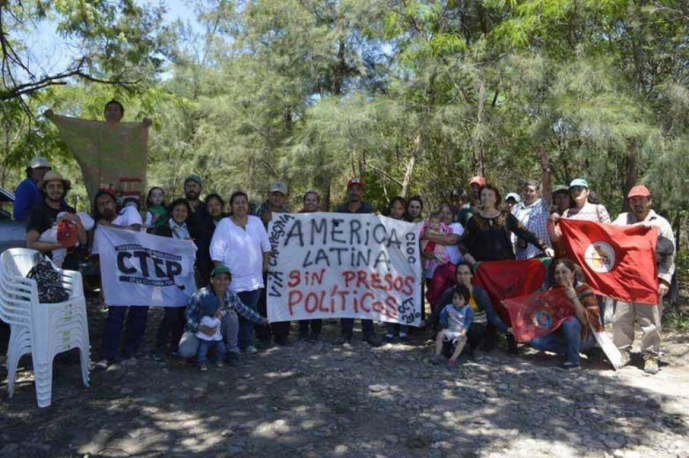 Dirigentes campesinos de Amrica latina visitaron a Milagro Sala y exigieron su liberacin