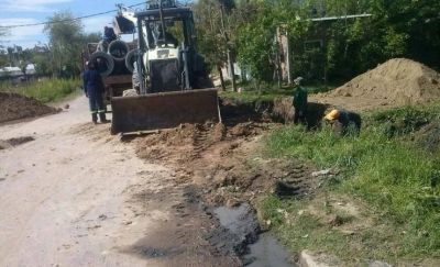 La Municipalidad contin�a con los trabajos de bacheo y mejora del espacio p�blico en Bel�n de Escobar