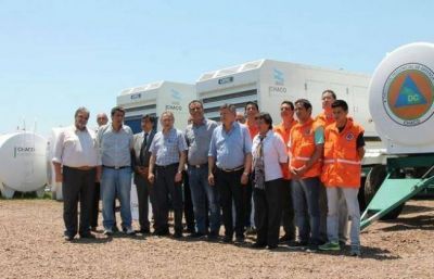 Chaco recibi� equipamiento para emergencias clim�ticas y siniestros