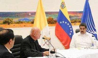 Preliminares de di�logo en Venezuela