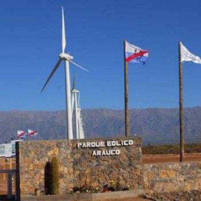 Carbel sobre el Parque E�lica: 