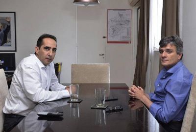 Zabaleta se reuni� con Tagliaferro para avanzar en pol�ticas conjuntas