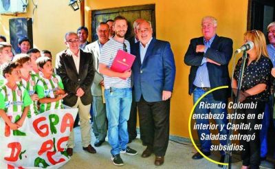 Colombi no descuida el m�todo de mostrar gesti�n y acci�n pol�tica
