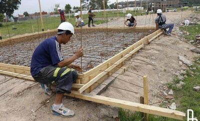 AVANZAN LAS OBRAS COMPLEMENTARIAS AL POLO EDUCATIVO EN VILLA JARD�N