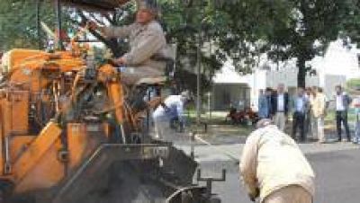 Comienzan los trabajos de repavimentaci�n en la diagonal Juan XXIII