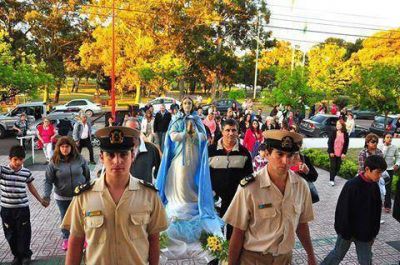 Durante todo noviembre, Monte la ciudad celebra a la Virgen Stella Maris, Patrona de la ciudad