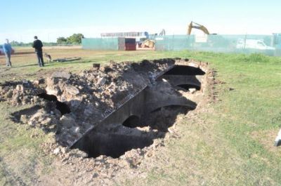Hallan una cisterna en la Costanera Alta