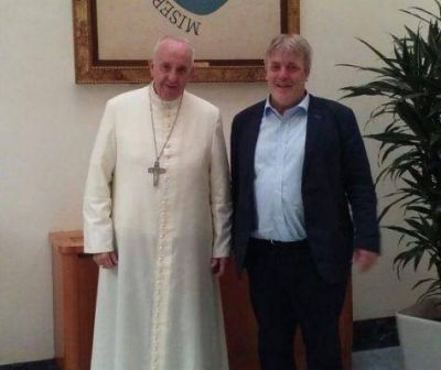 Vera se reunió con el Papa