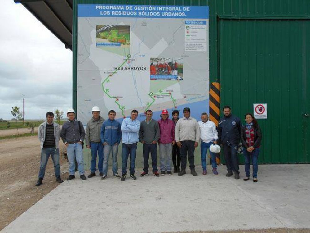 Funcionario de Saladillo visit� la Planta de Separaci�n de Residuos