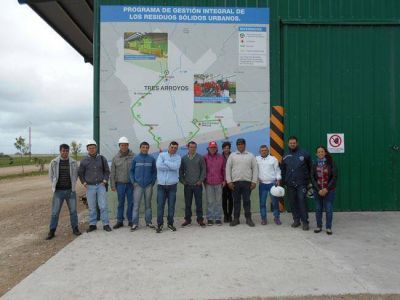 Funcionario de Saladillo visit� la Planta de Separaci�n de Residuos