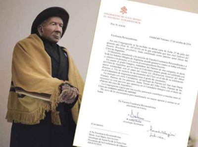Difunden el decreto que declara a Santo Cura Brochero, patrono del clero argentino